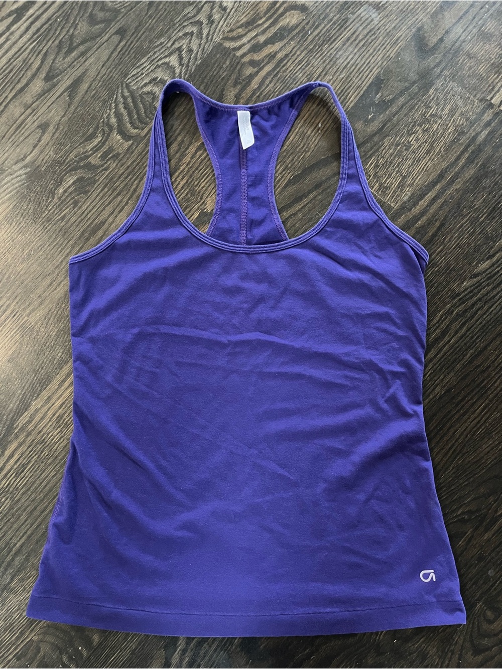 GAP Body Fit Purple Racerback Stretch Workout Tank Top Size M